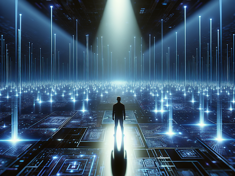 Representação da singularidade humana em meio à inteligência artificial